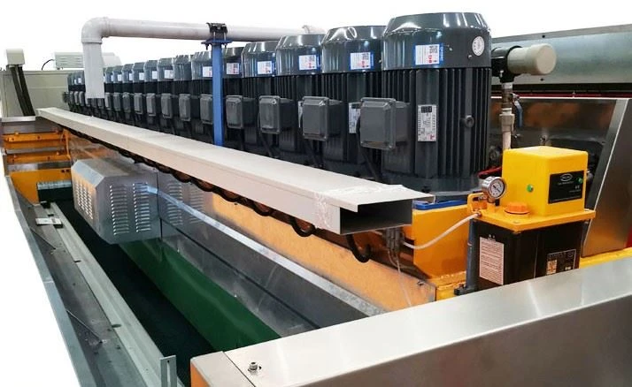 Automatic Stone Machinery For Marble Granite Slab Polishing Multi-head Grinding Machine High Speed