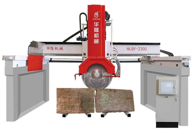 Multi Blade Granite Block Cutting